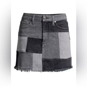 NWT Alice + Olivia | Amazing Patchwork Denim Miniskirt